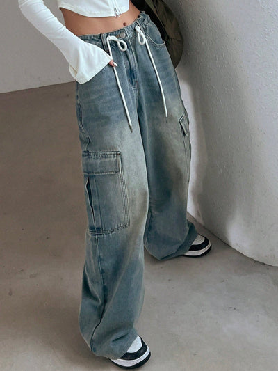 Outland Draw Wide Leg Cargo Jeans
