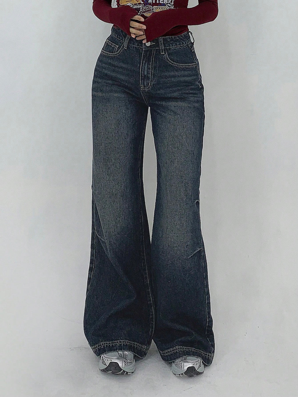 Static Fade Flare Jeans