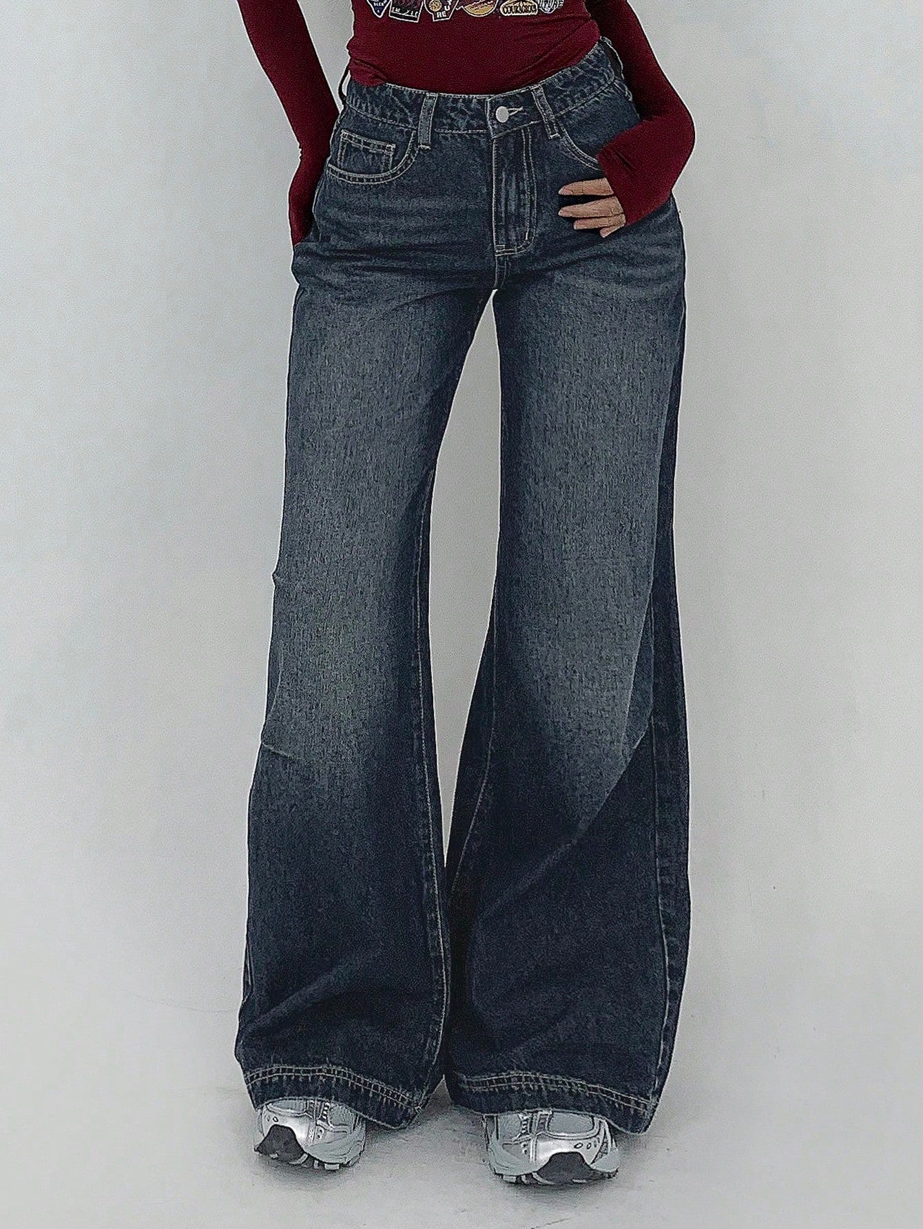Static Fade Flare Jeans