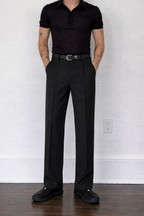 Straight Korean Pin-Tuck Pants