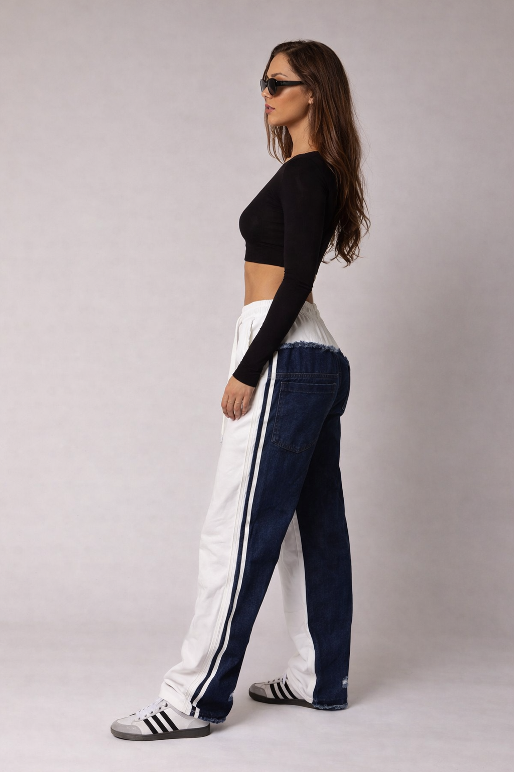 Dual Personality Denim Joggers
