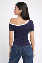 Speed Over Limit Off Shoulder Top