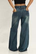 Knotty Belt Out Wide Leg Jeans