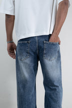 Pleat Game Baggy Jeans