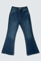 Dusk Blue Wash Bootcut Jeans