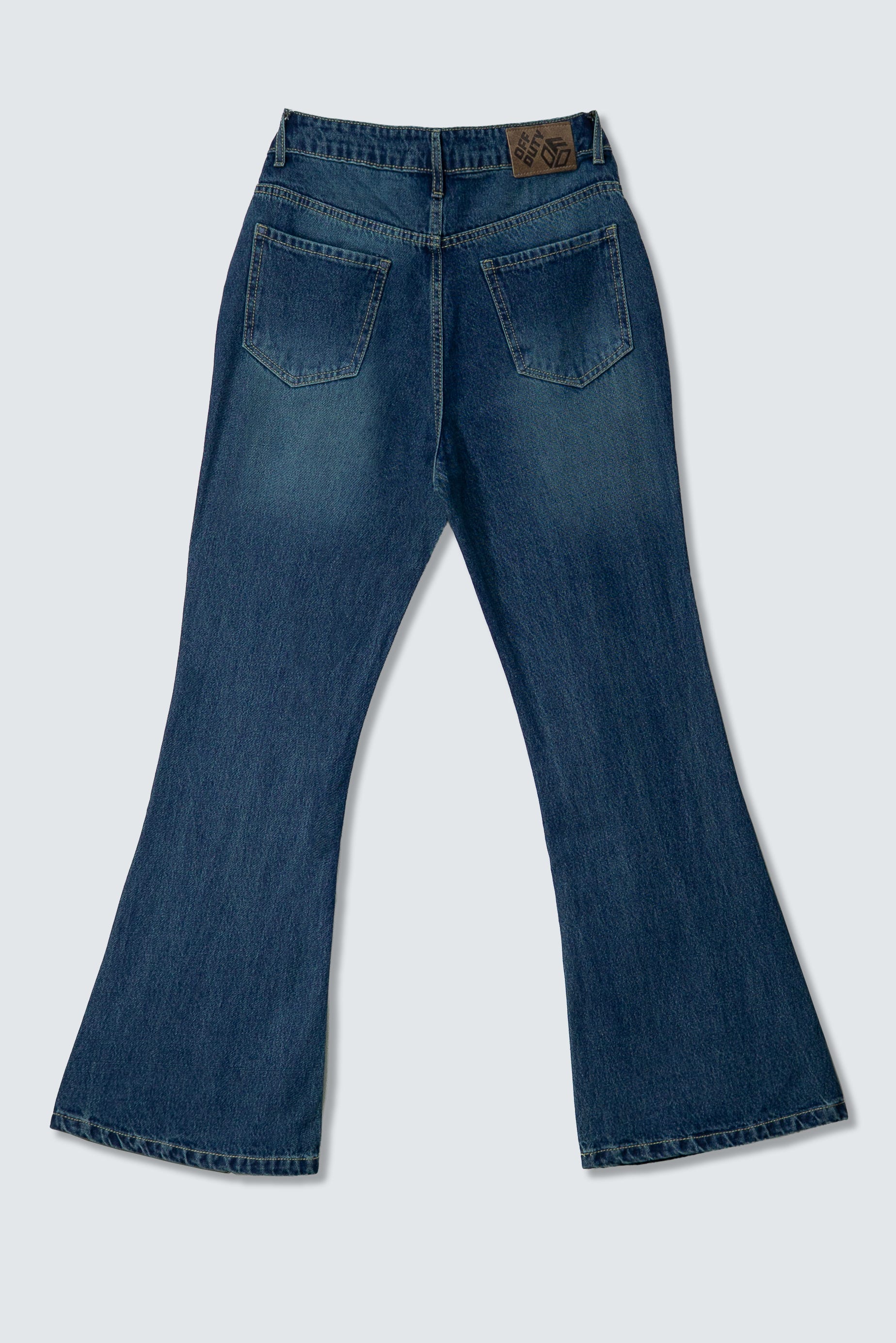 Dusk Blue Wash Bootcut Jeans
