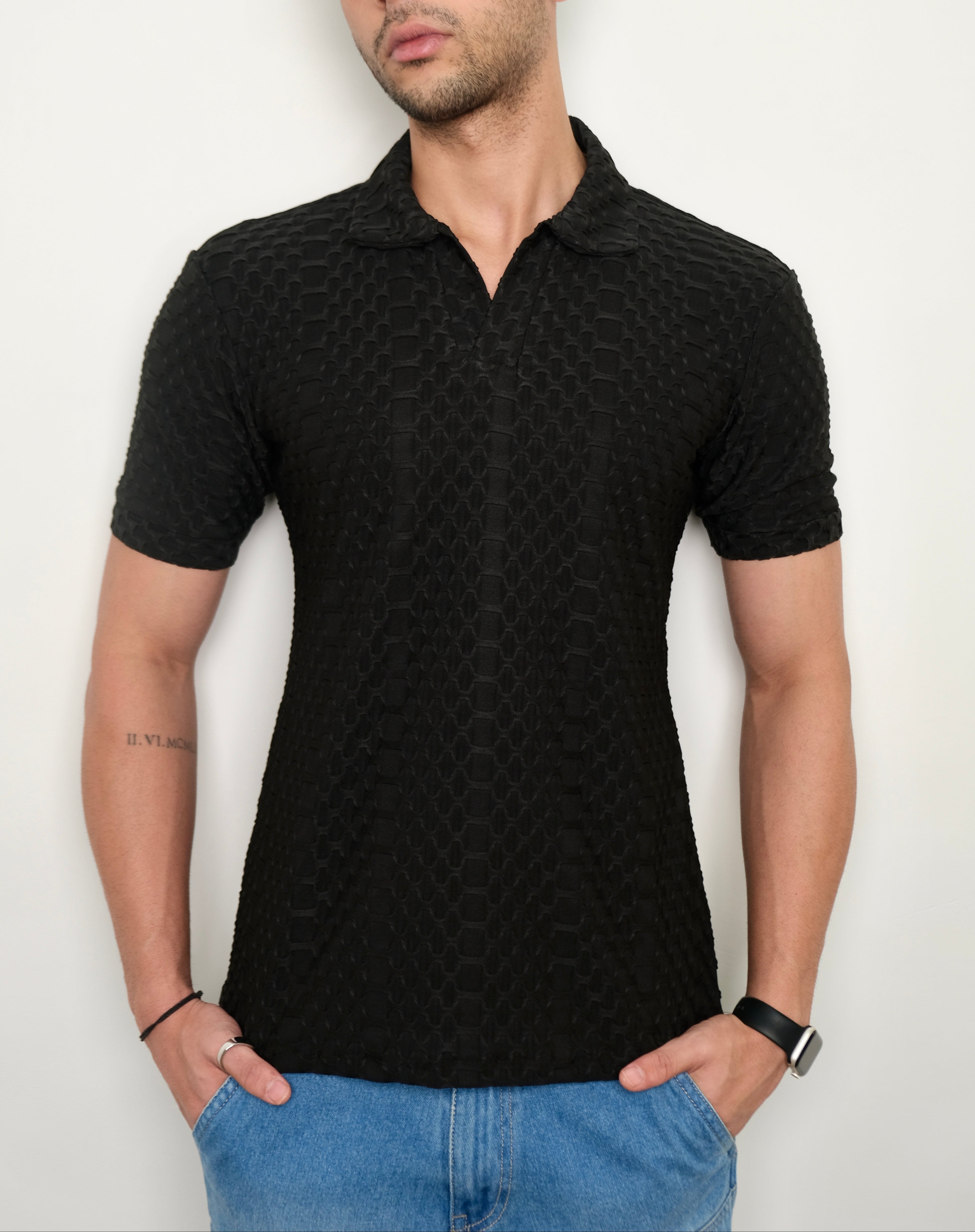 Jacquard Elite Polo T-shirt