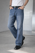 Fiction Blue Straight Fit Jeans