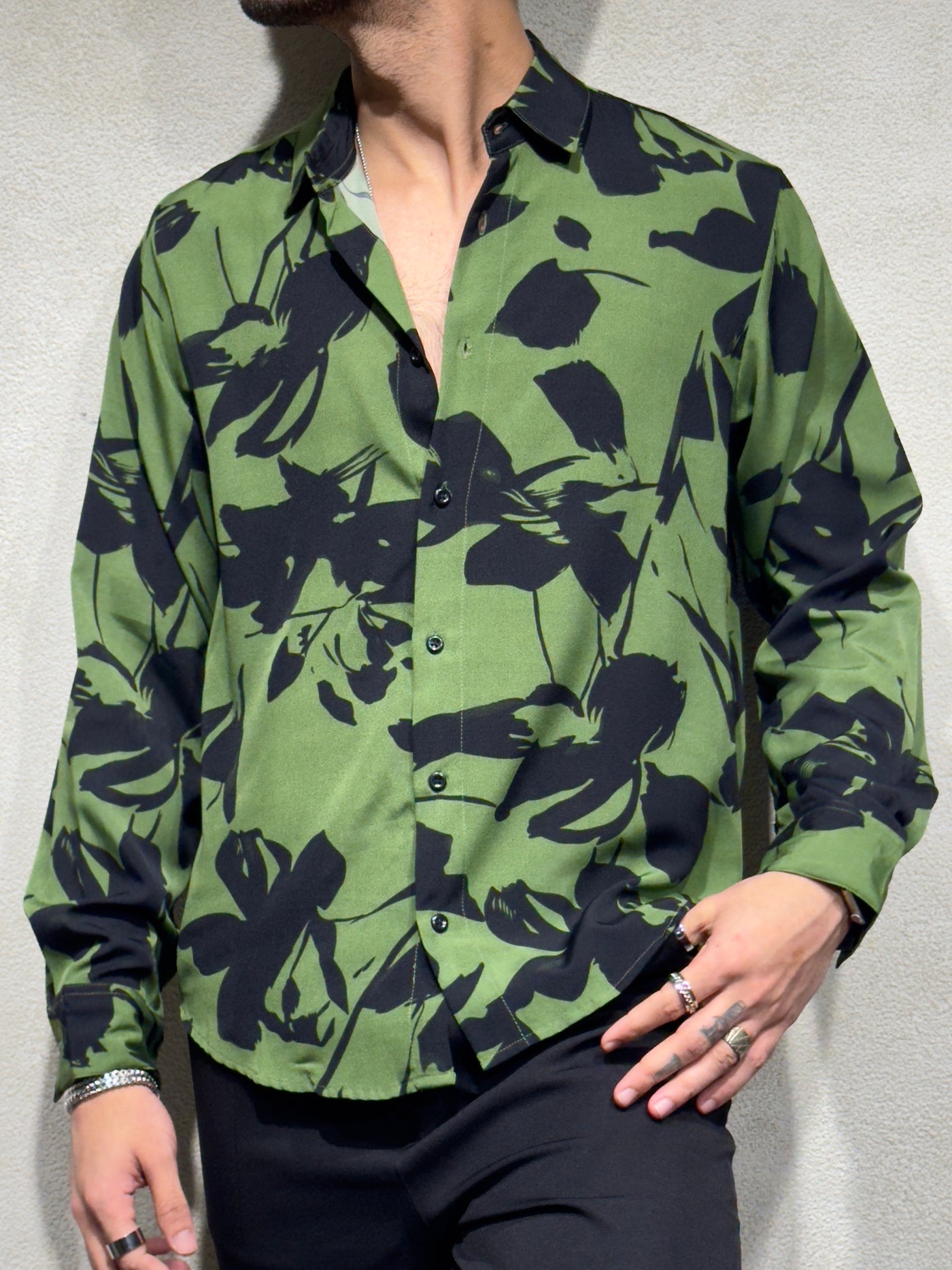 Floral Forest Core Print Full Sleeves Shirt