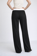 Drawstring Wide Leg Pants