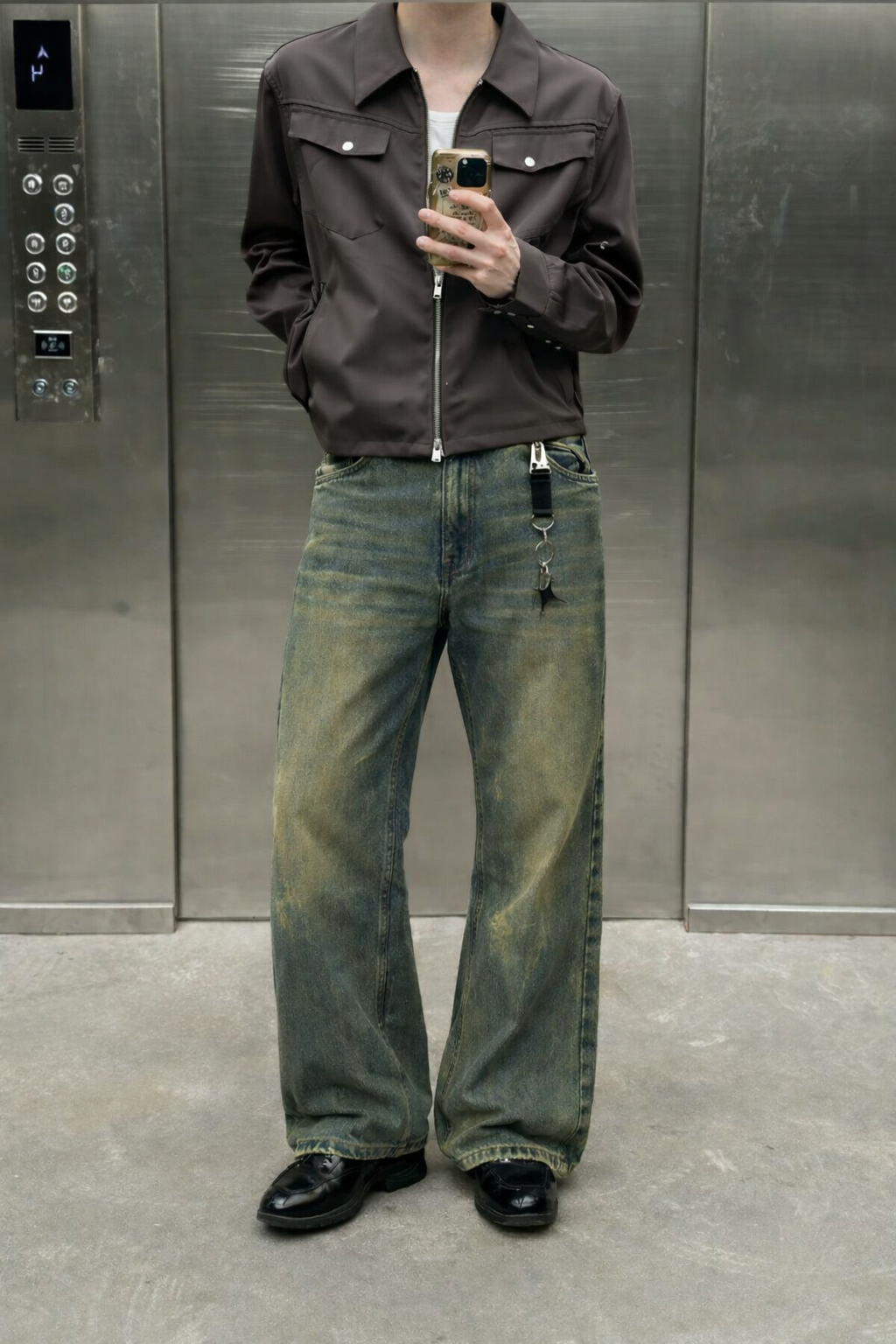 Copper Comeback Bootcut Jeans Brown