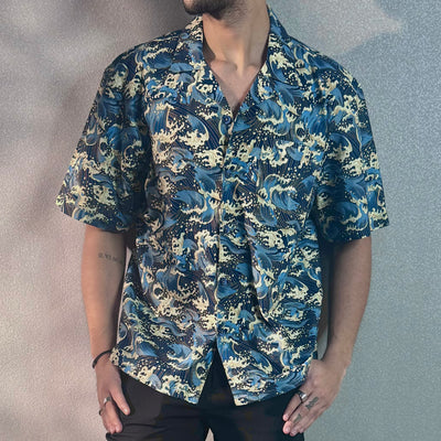 Ocean Wave Dynasty Structured Shirt