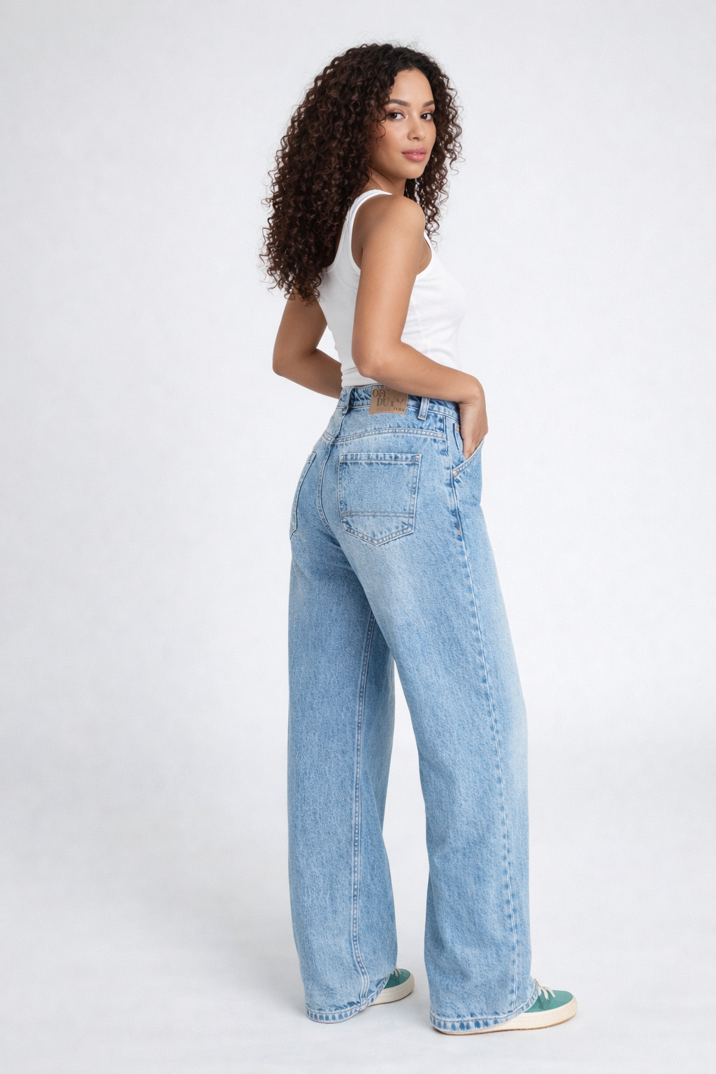 Insta Glam Wide Leg Jeans