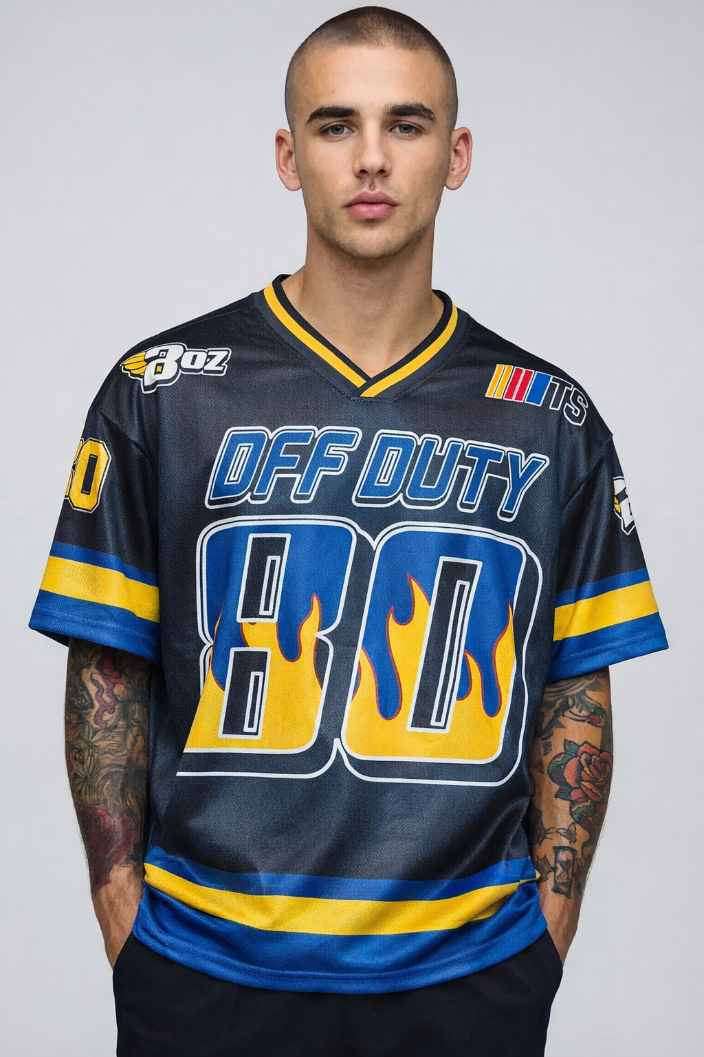 Fire Racer Jersey Tee