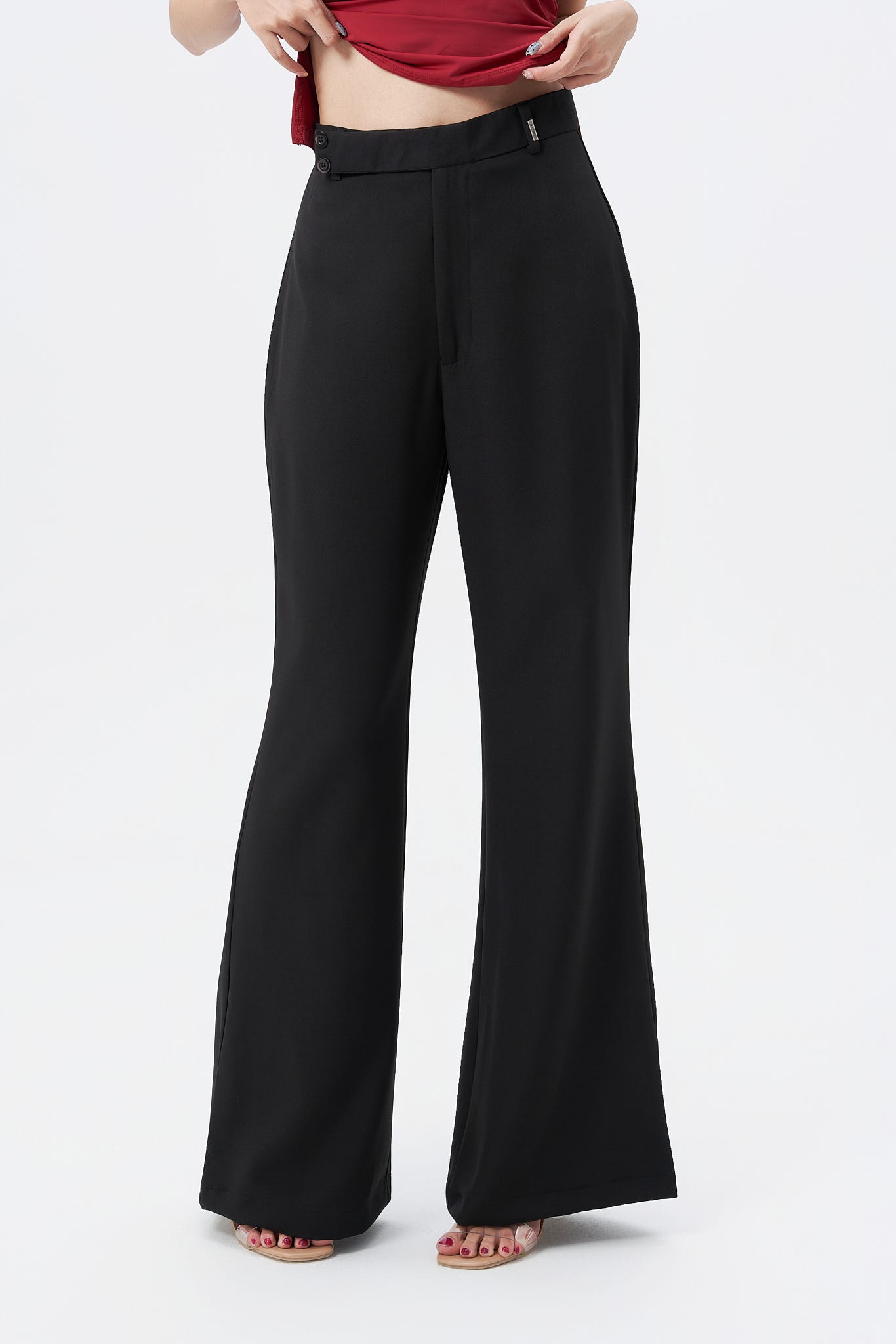 plus size womens holiday dresses Flare Core High Waist Pants – Offduty India
