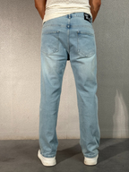 Flashback Slit Straight Fit Jeans