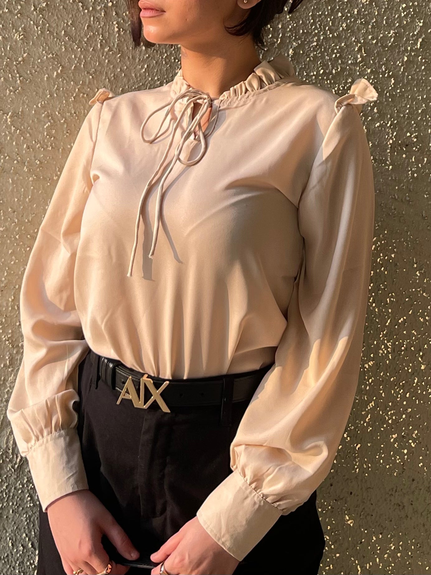 Feminine Collar Serenity Blouse