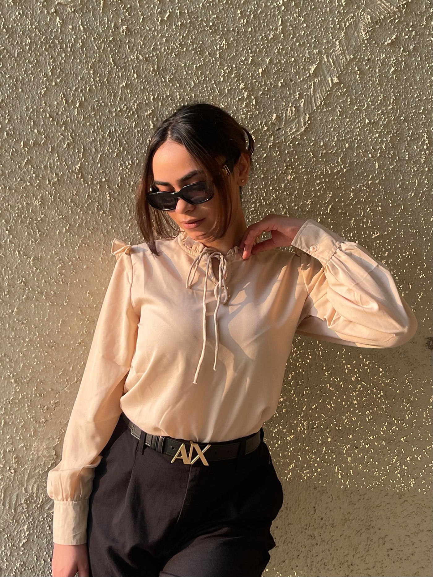 Feminine Collar Serenity Blouse