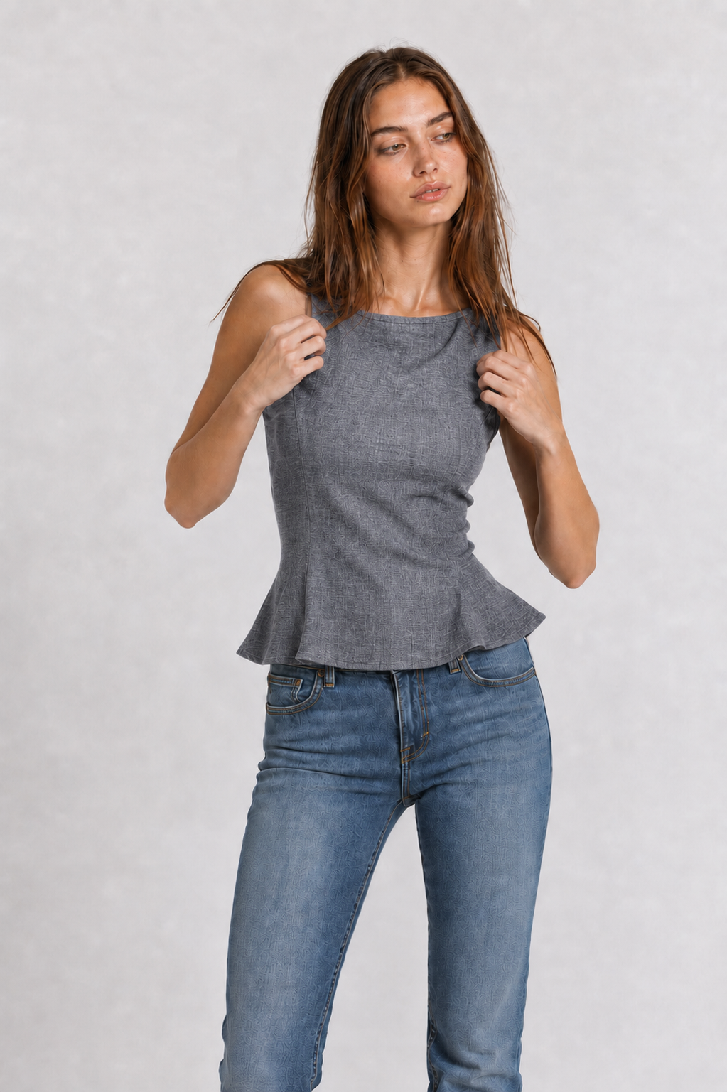 Minimalist Peplum top