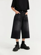 Black Shadow Drift Jorts