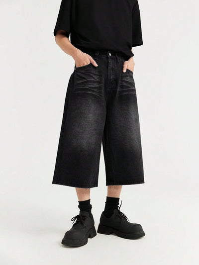 Black Shadow Drift Jorts