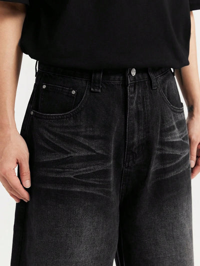Black Shadow Drift Jorts
