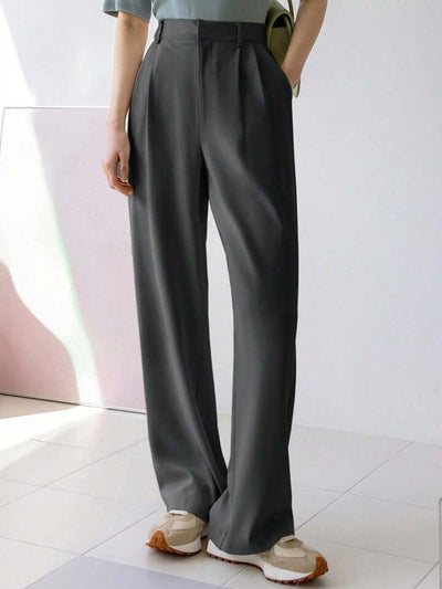 Formal Pleated Baggy Pants