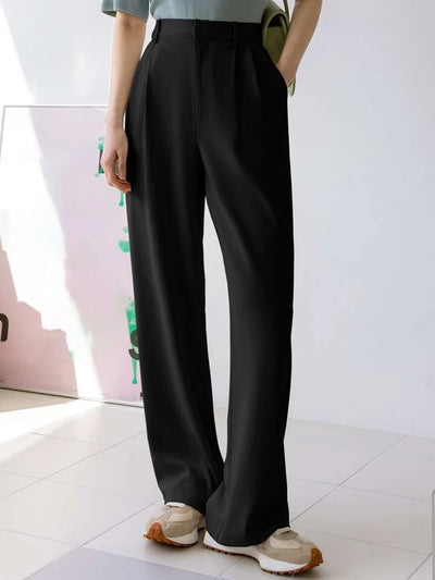 Formal Pleated Baggy Pants