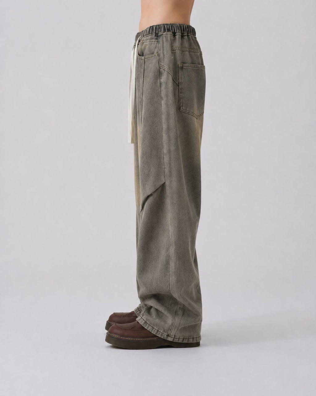 Dust Ash Baggy Fit Joggers