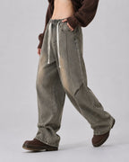 Dust Ash Baggy Fit Joggers