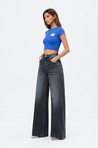 Sweet Static Extra Wide Leg Jeans