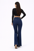 Dark Blue Bootcut Flare Jeans