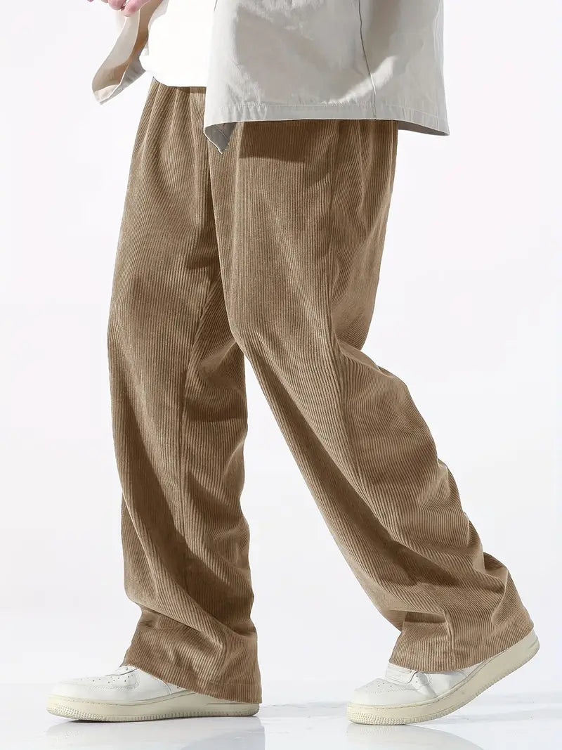 Corduroy baggy joggers deals