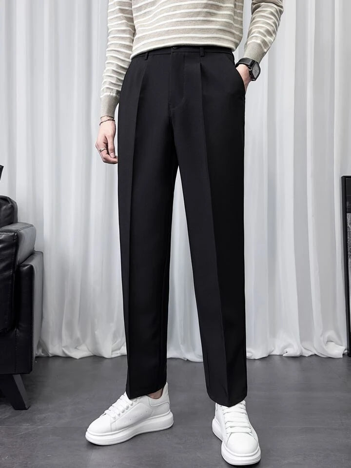 CHIC HIGH WAIST PANTS - Qokys.com | Korean fashion, High waisted pants,  High waisted trousers