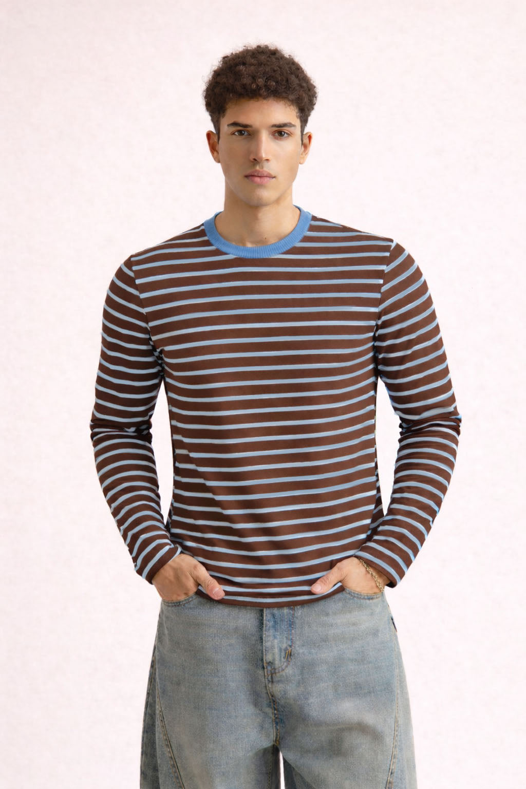 Stripe Mode Long Sleeve Tshirt