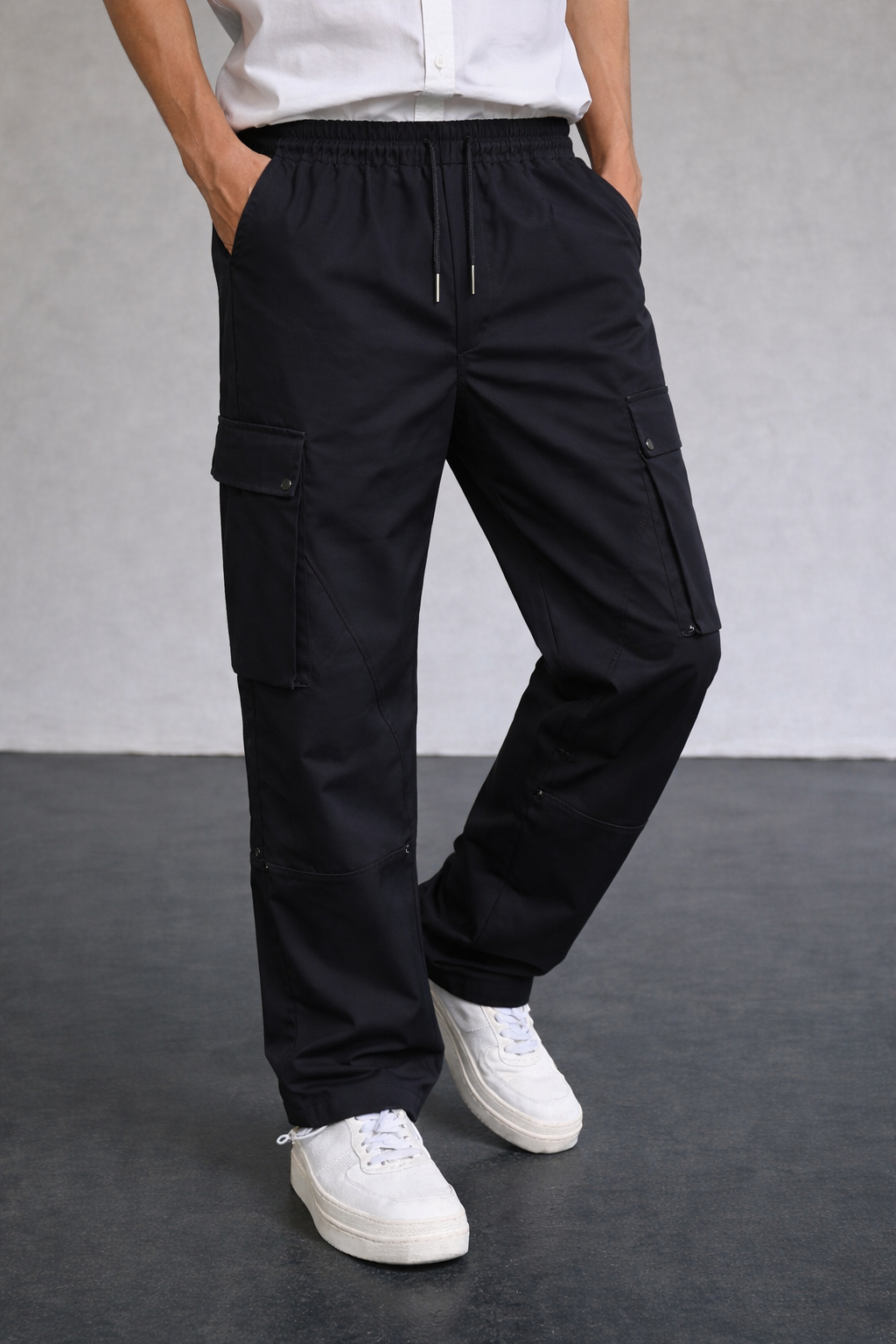 Engineered Oversized Cargo Joggers