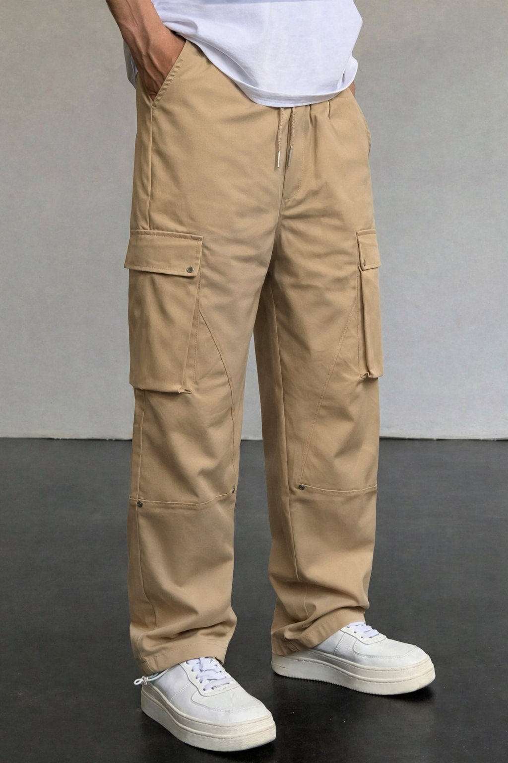 Engineered Oversized Cargo Joggers