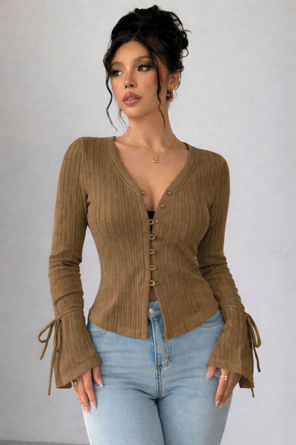 Charm Knit Cardigan Top