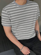 Stripe Series Crew Neck Tshirt