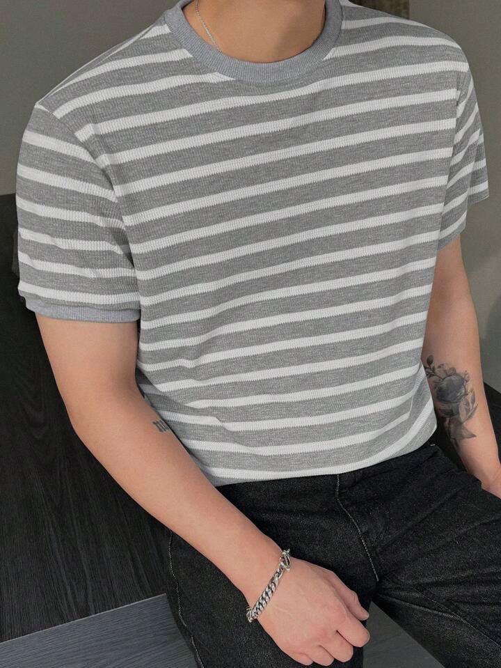 Stripe Series Crew Neck Tshirt