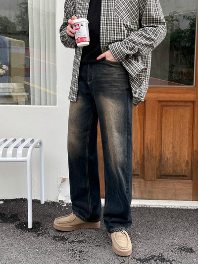 Darkwave Raw Straight Leg Jeans