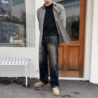 Darkwave Raw Straight Leg Jeans
