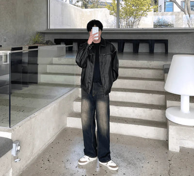 Darkwave Raw Straight Leg Jeans