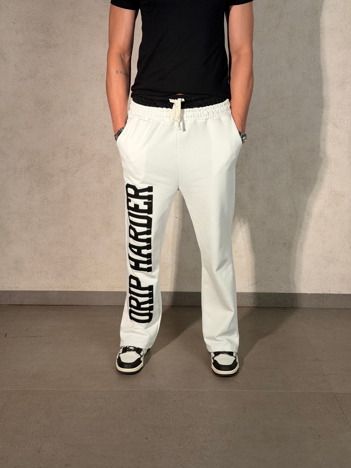 Contrast Belted Drip Harder Joggers