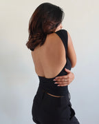 Scoop Back Fitted Top