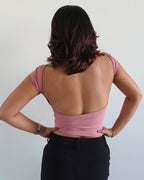 Scoop Back Fitted Top