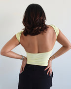 Scoop Back Fitted Top