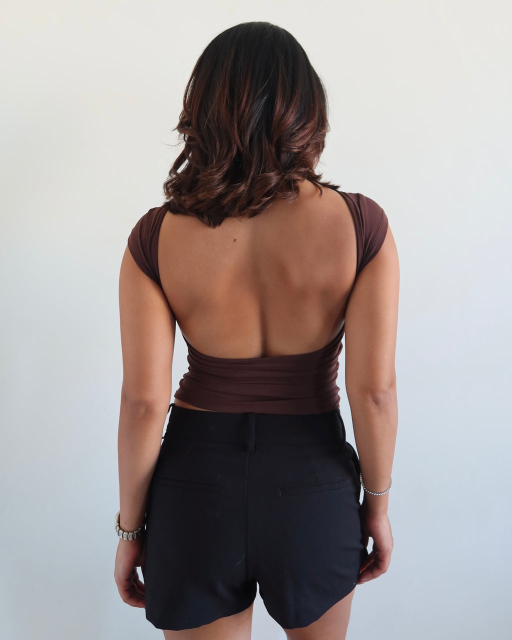 Scoop Back Fitted Top