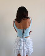 Refine Criss Cross Corset Top