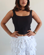 Refine Criss Cross Corset Top